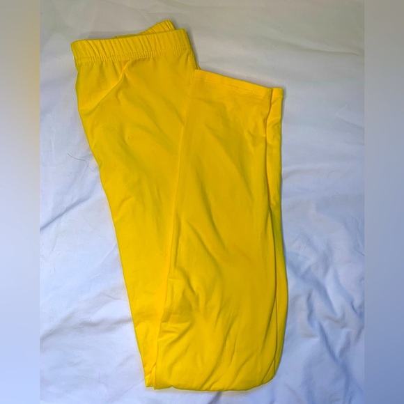 Leggings Depot Pants - One size legging depot yellow leggings - worn once - super soft!